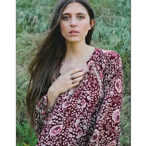 Natalie Martin Fiore Maxi Vintage Flowers Red XS